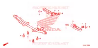 POUSA PES/BRACO DE CONTRA GOLPE/ PEDAL MUDANCAS para Honda CRF 50 2007