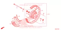 RODA FRENTE para Honda CRF 50 2007