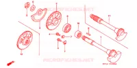 CAMBOTA/PISTAO/ EQUILIBRADOR(2) para Honda TRX 450 R Kick start 2007