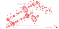 EIXO PEDAL ARRANQUE para Honda TRX 450 R Kick start 2007