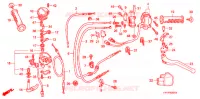 MANETE/INTERRUPTOR/CABO para Honda TRX 450 R Kick start 2007