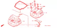 TAMPA CABECA MOTOR para Honda TRX 450 R Kick start 2007