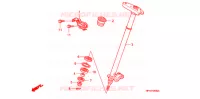 VEIO DIRECCAO para Honda TRX 450 R Kick start 2007