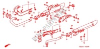 SILENCIADOR ESCAPE(2) para Honda VTX 1300 R 2007
