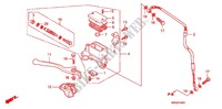 TRAVAO FR.BOMBA PRINCIPAL para Honda NXR 150 BROS Electric Start, front Disk 2010
