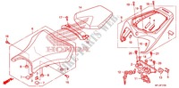 ASSENTO SIMPLES(2) para Honda CBR 1000 RR BLACK 2011