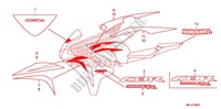 EMBLEMA/FAIXA (1) para Honda CBR 1000 RR BLACK 2011