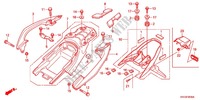 GUARDA LAMAS TRASEIRO para Honda NXR 150 BROS Electric Start, front Disk 2011