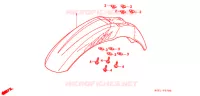 GUARDA LAMAS FRENTE para Honda XR 250 Without speed warning light 1998