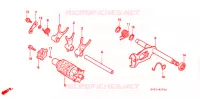 TAMBOR MUDANCAS/FORQUILHA para Honda XR 250 Without speed warning light 1998