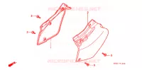 TAMPA LATERAL para Honda XR 250 Without speed warning light 1998