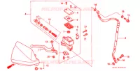 TRAVAO FR.BOMBA PRINCIPAL para Honda XR 250 Without speed warning light 1998