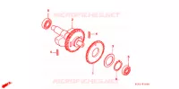 VEIO EQUILIBRAGEM para Honda XR 250 Without speed warning light 1998