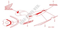 EMBLEMA/FAIXA (CB400 7J) para Honda CB 400 SUPER FOUR WITH STRIPE 2005