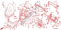CARENAGEM FRONTAL (FJS400A/D/FJS600A/D5 8) para Honda SILVER WING 600 ABS 2005
