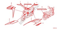 EMBLEMA/FAIXA (ACB110CBB) para Honda VARIO 110 TECHNO ABS 2011