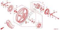 RODA TRASEIRA (AFP110MCR/AFP110CRF) para Honda WAVE DASH 110 R, Electric start, rear brake disk 2013