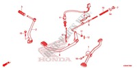 DESCANCO CENTRAL/PEDAL TRAVAOES para Honda WAVE 110 S, Kick start 2013
