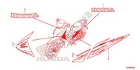 EMBLEMA/FAIXA (AFS125MSD/MCSD/MCRD) para Honda FUTURE 125 Casted wheels, Rear brake disk 2012