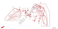 GUARDA LAMAS FRENTE para Honda FUTURE 125 Casted wheels, Rear brake disk 2013