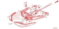 LUZ COMBINADA TRASEIRA (AFS125MSD/MCSD,E/MCRD,E) para Honda FUTURE 125 Casted wheels, Rear brake disk 2015