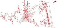 BOMBA PRINCIPAL TRASEIRA CILINDRO para Honda FUTURE 125 Casted wheels, Rear brake disk 2015