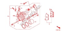 PINCA TRAVAO FRENTE para Honda FUTURE 125 Casted wheels, Rear brake drum 2012