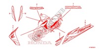 EMBLEMA/FAIXA (AFS125MCSE/MCRE MA) para Honda FUTURE 125 Casted wheels, Rear brake drum 2014