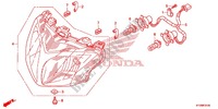 FAROL (AFS125MSD/MCSD,E/MCRD,E) para Honda FUTURE 125 Casted wheels, Rear brake drum 2013