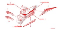 EMBLEMA/FAIXA (AFX110CSA/MCSA/SA) para Honda WAVE 110 Casted wheels, Kick start 2010