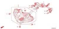 FAROL para Honda WAVE 110 Casted wheels, Kick start 2011