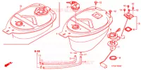 DEPOSITO COMBUSTIVEL para Honda SUPER CUB 70 DELUXE 1999