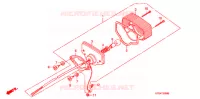 FAROLIM TRASEIRO (D) para Honda SUPER CUB 70 DELUXE 1999