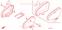 FILTRO AR/TAMPA LATERAL para Honda SUPER CUB 70 DELUXE 1999