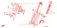 FORQUILHA FRENTE para Honda SUPER CUB 70 DELUXE 1999