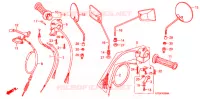 MANETE/CABO/INTERRUPTOR para Honda SUPER CUB 70 DELUXE 1999