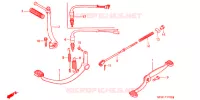 PEDAL/BRACO DA PARTIDA POR REV. para Honda SUPER CUB 70 DELUXE 1999