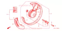 RODA FRENTE para Honda SUPER CUB 70 DELUXE 1999