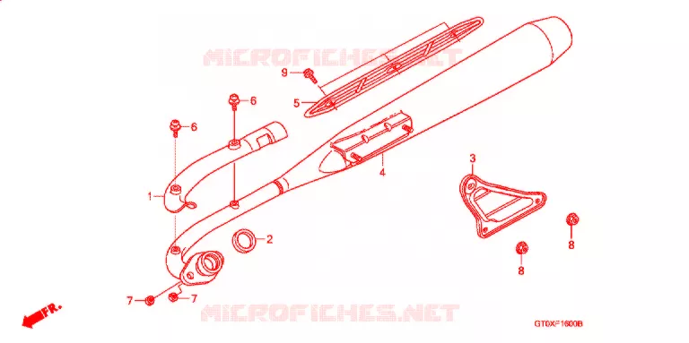 SILENCIADOR ESCAPE(2) Honda MOTO 70 CUB 1999  C70DX