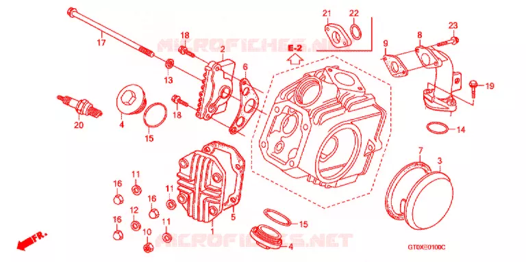 TAMPA CABECA MOTOR Honda MOTO 70 CUB 1999  C70DX