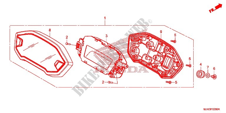 INSTRUMENTOS COMBINADOS para Honda CB 400 X ABS 2016