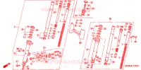 FORQUILHA FRENTE (GL1500I) para Honda GL 1500 GOLD WING INTERSTATE 1996