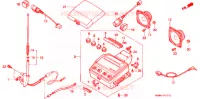 RADIO (GL1500I) para Honda GL 1500 GOLD WING INTERSTATE 1996