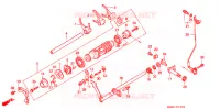 TAMBOR MUDANCAS/FORQUILHA para Honda GL 1500 GOLD WING INTERSTATE 1996