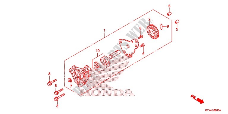 CARTER/BOMBA OLEO para Honda CBR 125 2007