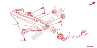 LUZ TRASEIRA(2) para Honda CBR 250 R ABS 2012