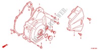 TAMPA CARTER ESQUERDA/ GERADOR(2) para Honda CBR 250 R ABS RED 2011