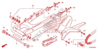 BRACO OSCILANTE/CORPO CORRENTE para Honda CBR 250 R ABS RED 2011