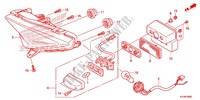 LUZ TRASEIRA(2) para Honda CBR 250 R ABS RED 2011