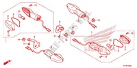 PISCA(2) para Honda CBR 250 R ABS RED 2011